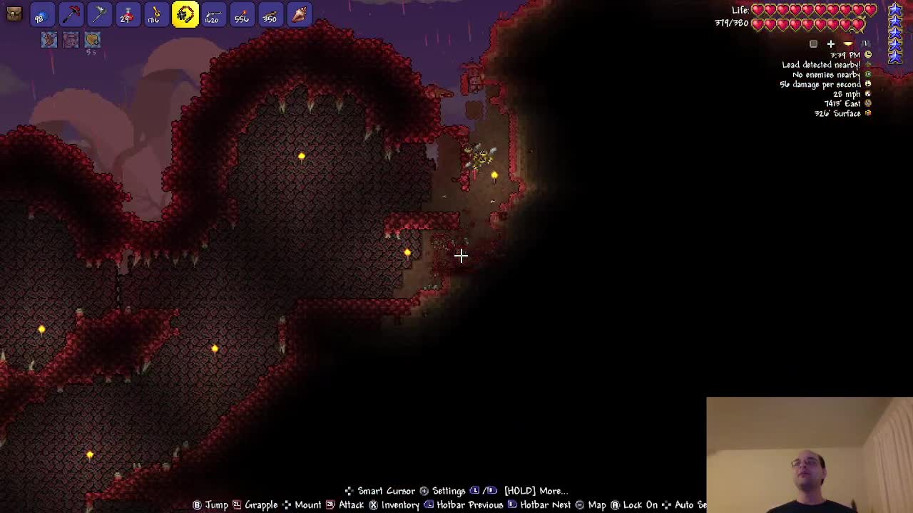 Searching For a Hidden Entrance; Terraria, Expert Drunk World; Ep 52