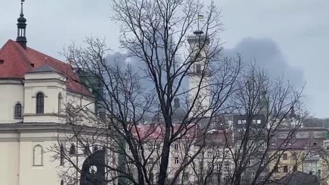 EXPLOSION IN LVIV RUSSIA UKRAINE WAR