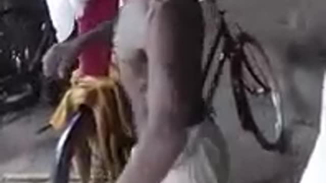 Old man funny dance