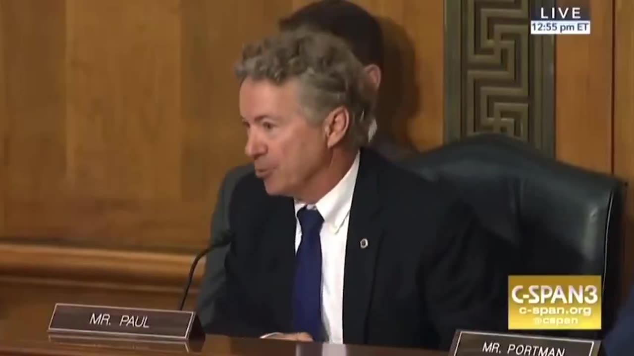 Rand Paul reminds war monger Mike Pompeo what branch has the power of war