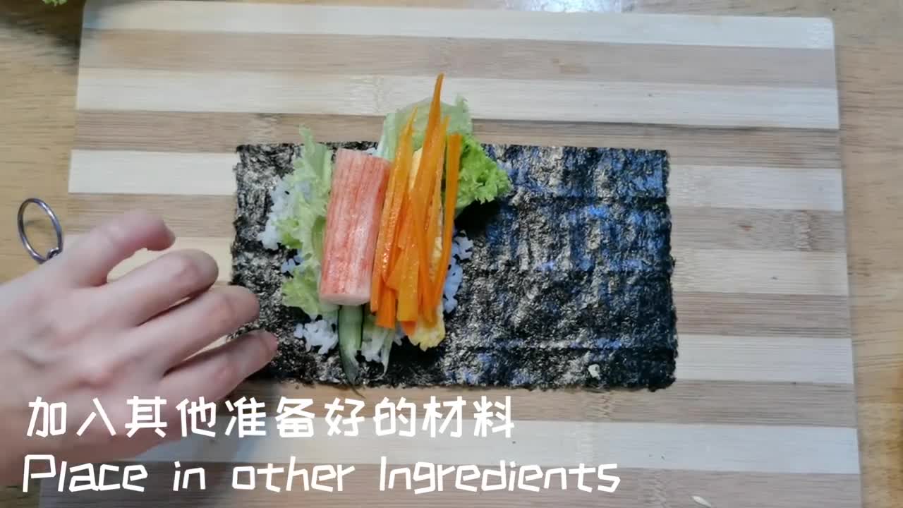 RECIPE | How to Make Hand Roll Sushi (Temaki Sushi) with SIMPLE Ingredients 简单食材也能做出好吃的寿司手卷哦！