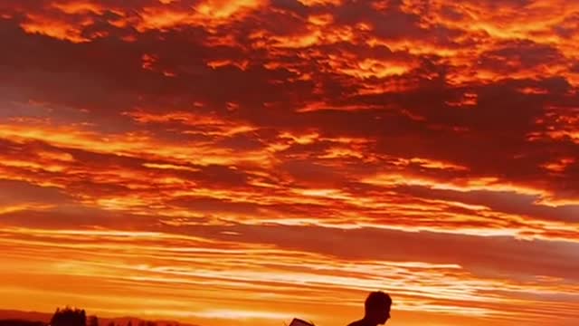 One of the best sunsets in my life ✨