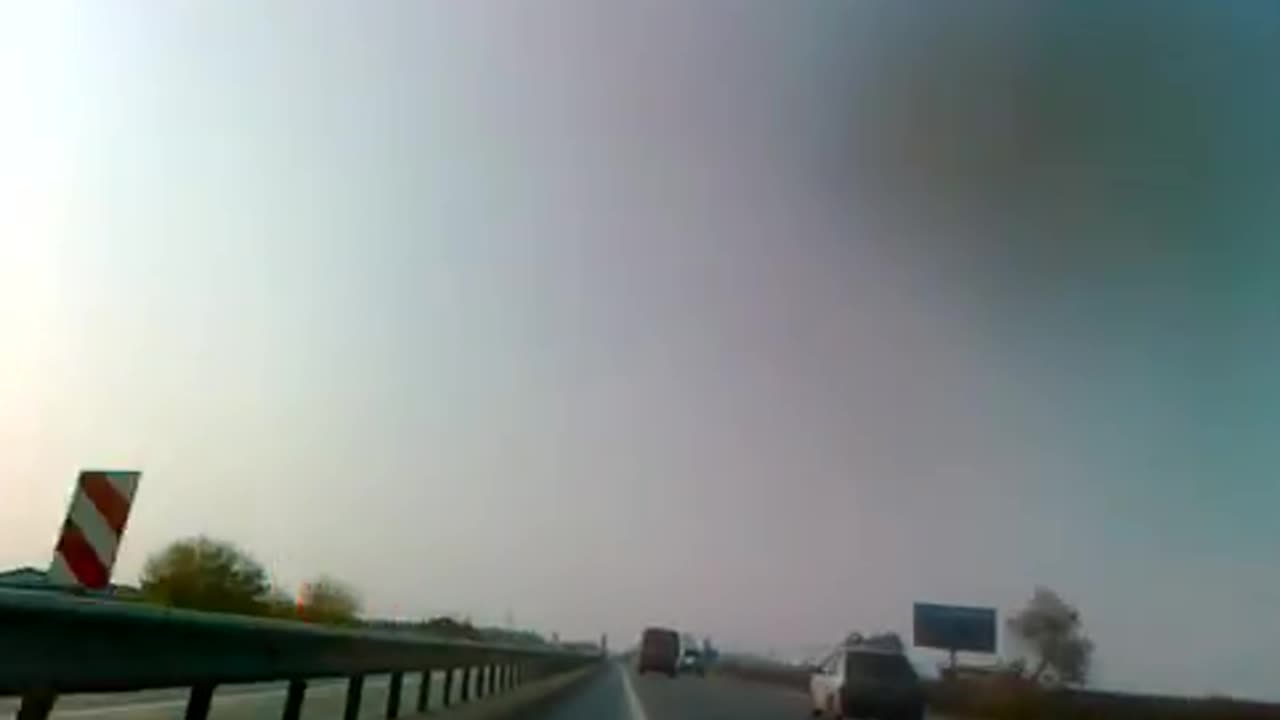 Under 300 km/h on a motorcycle in a stream of cars