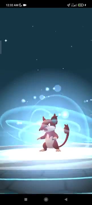 Pokémon GO-Evolving Shiny Alolan Rattata