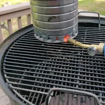 Gasoline free charcoal