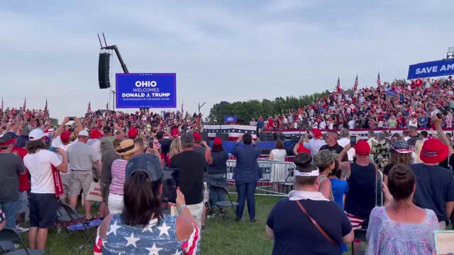 President Trump at the Save America Rally MustangMedic Reporting Part 1