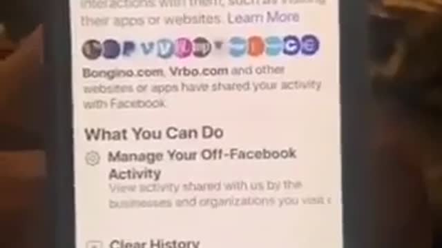 Facebook tracking your off-app activities, turn it off