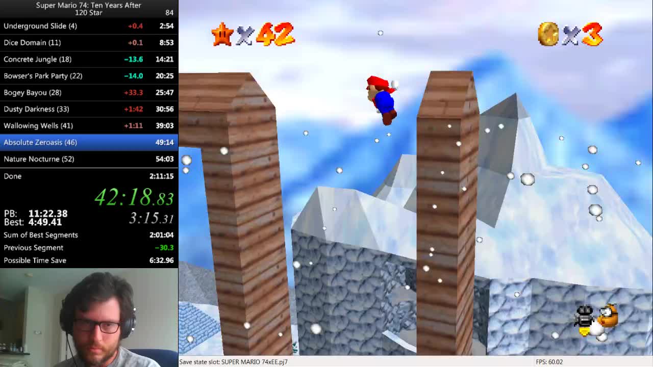 Super Mario 74 Ten Years After 120 Star Attempts (7/3/2022)