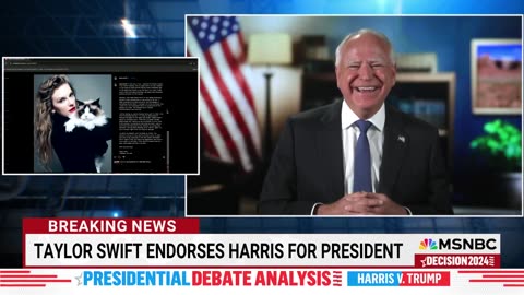 'She put a bully in his place': Gov. Tim Walz celebrates Kamala Harris debate performance