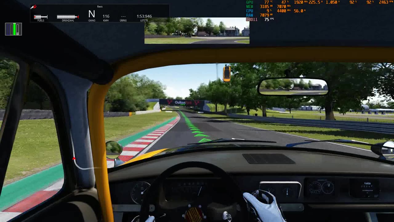 Assetto Corsa, mit dem Tatra 603 auf Oulton Park