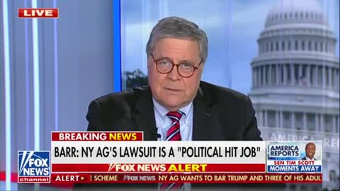 Bill Barr Accuses Letitia James of 'Political Hit Job' For Targeting DJT's Children