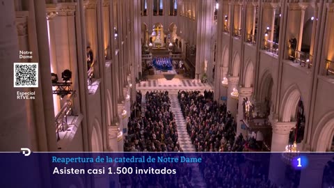 FRANCIA: NOTRE DAME VUELVE a ABRIR sus PUERTAS CINCO AÑOS y MEDIO DESPUÉS del INCENDIO | RTVE