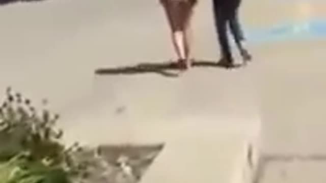 Instant Karma: Girl Gets Leg Ran Over After Trying To Jump A Girl!