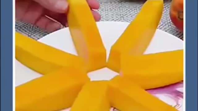 How to peel and eat mango the easy way