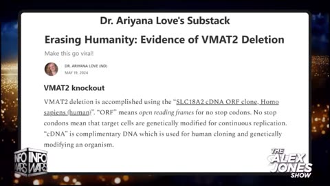 Greg Reese report about the God gene VMAT2