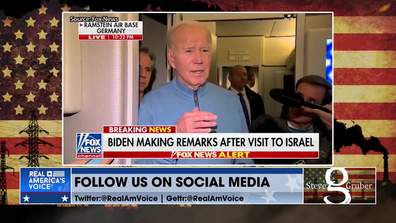 PRESIDENT JOE BIDEN BACK AFTER A VERY SHORT TRIP TO ISRAEL