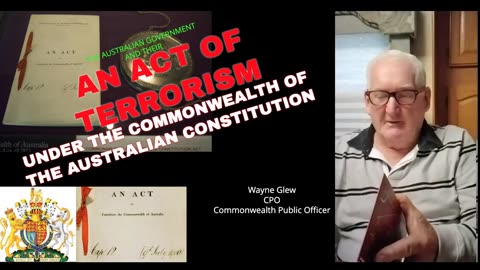 THE AUSTRALIAN GOVERNMENT AND THEIR AN ACT OF TERRORISM - Wednesday 21st of August 2024