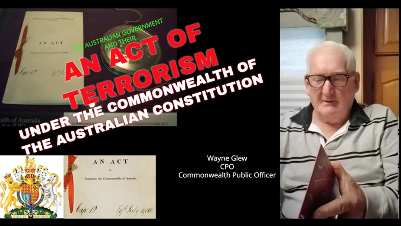 THE AUSTRALIAN GOVERNMENT AND THEIR AN ACT OF TERRORISM - Wednesday 21st of August 2024