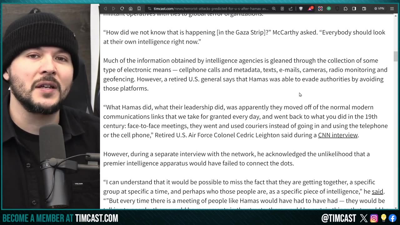 GOP Warns Hamas Terror Attacks COULD HIT US, Biden Border Policy Has Left us WEAK And Vulnerable
