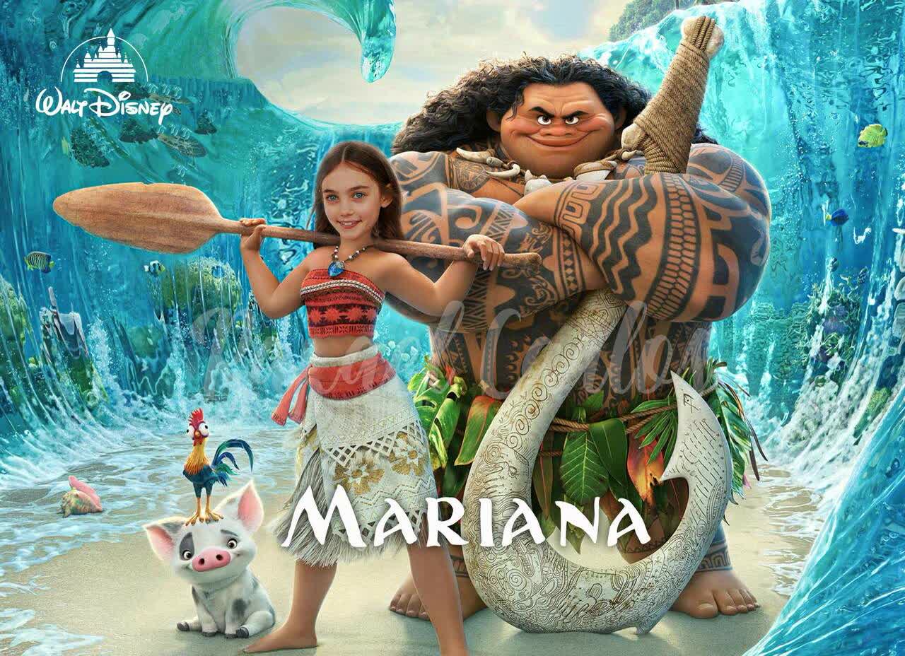 desenho moana-um-mar-de-aventuras-foto-montagem-edicao-arte-digital