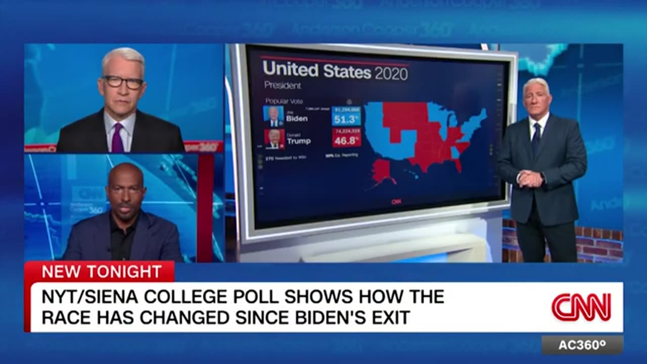 John King breaks down how the race has changed since Biden's exit