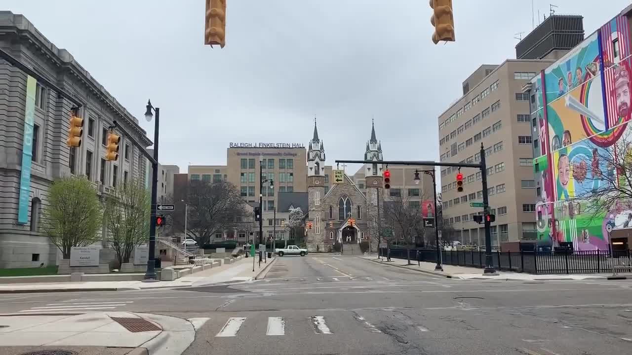 Another Lonely Lock-down shot of Ghost town