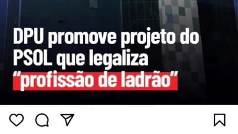 Legaliza profissão ladrão