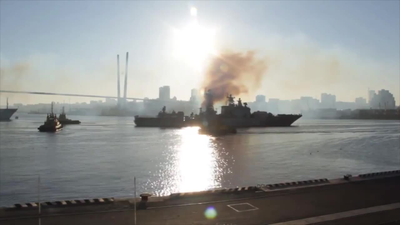 Russia, The detachment of Pacific Fleet ships on the Move