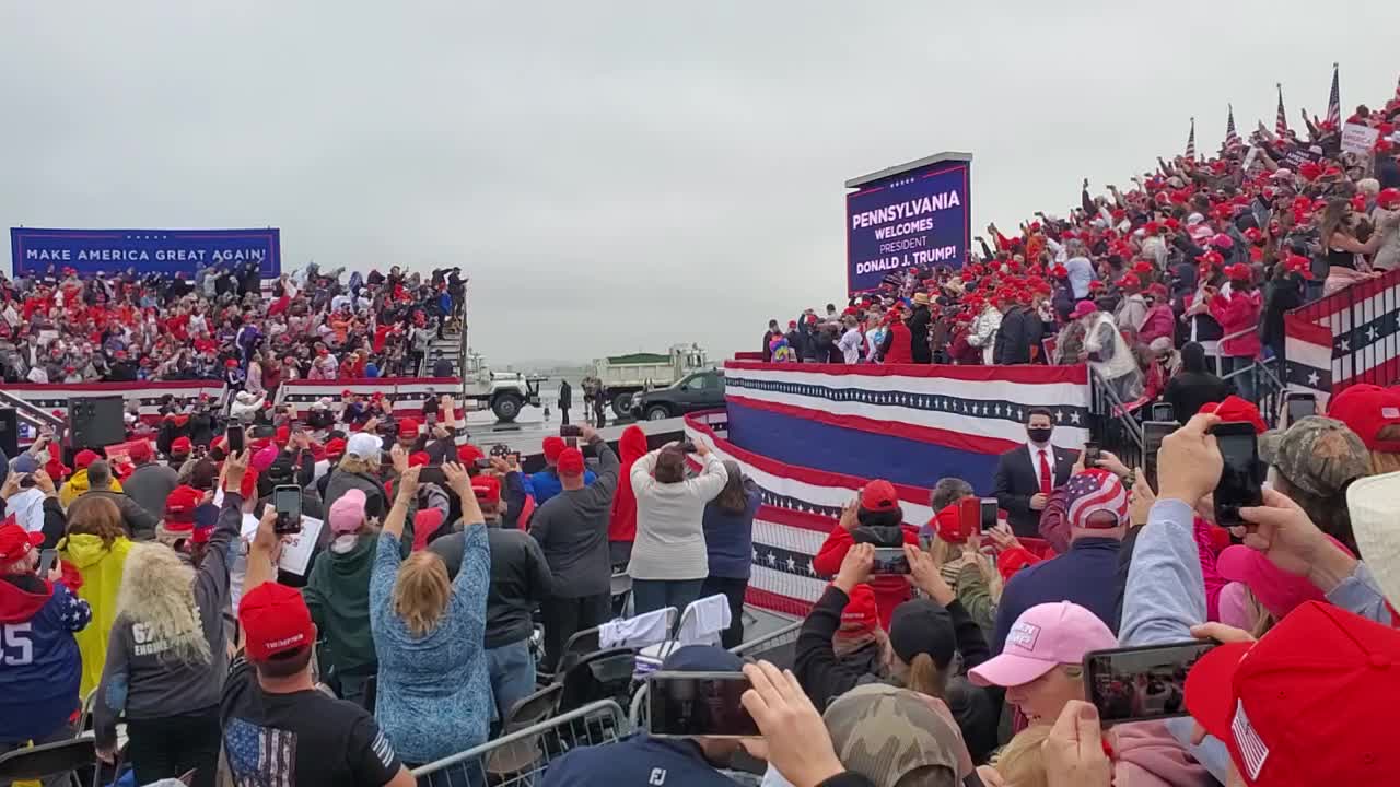 Amazing Energy During Trump 2020 Rally in Lititz, PA