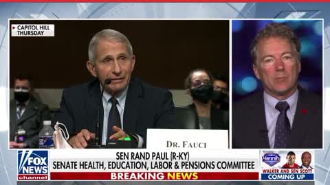 Hannity w/Rand Paul on FAUCI