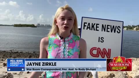 ‘You Can’t Stop The Spear Of The American People’: Jayne Zirkle Reports Live From Mar-a-Lago