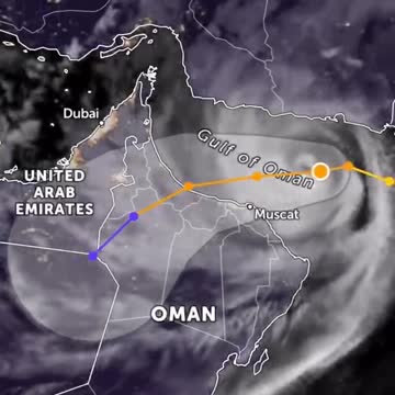 Cyclone Shaheen is currently heading towards Oman
