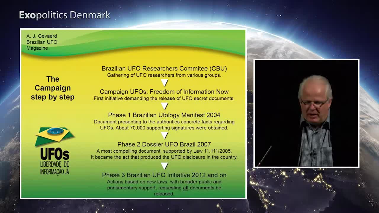 A J Gevaerd Brazil's UFO Secrets Copenhagen September 26th 2015