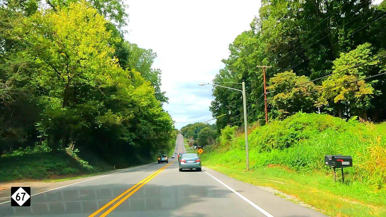 Scenic 4K Road Trip Driving in Winston Salem