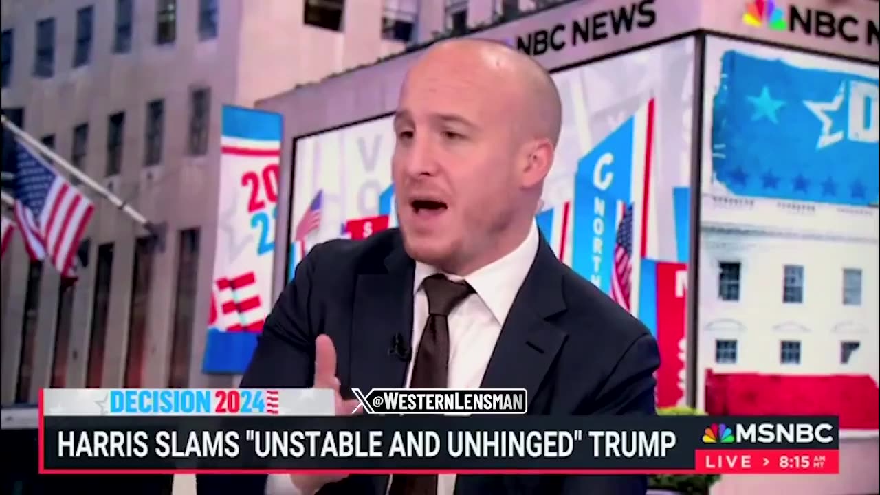 MSNBC’s Max Rose Says Trump dancing during Town Hall is proof that he has "Dementia"