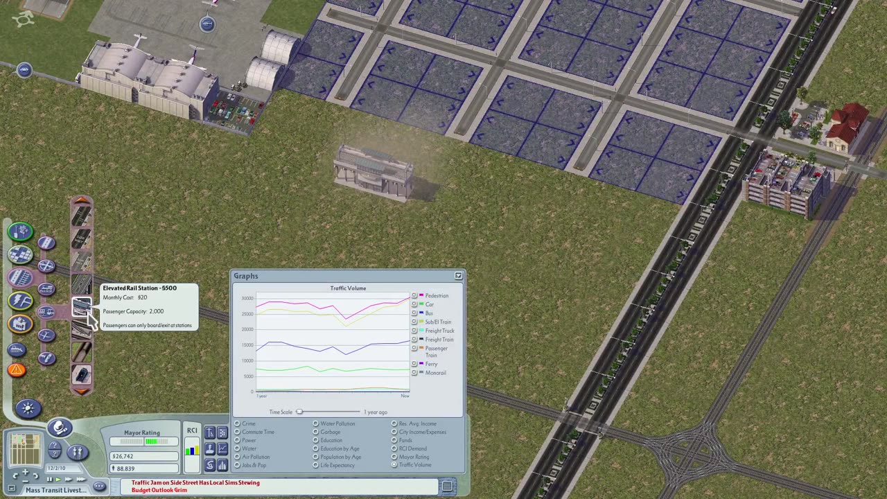 SimCity 4 Mass-Transit Livestream 3