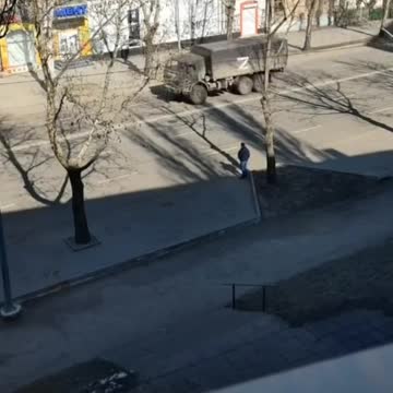 Russian convoy advancing to Kiev