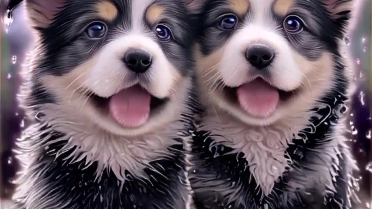 Puppies ai animation