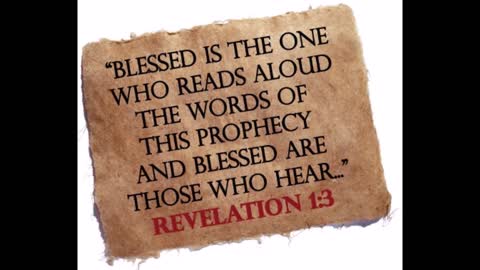 Jan 1, 2022 Blessed is the one who reads and those who hear the words of the Prophecy of Revelation!