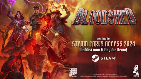 Bloodshed" Hits Steam Today: A Retro Roguelite with Frenetic First-Person Action