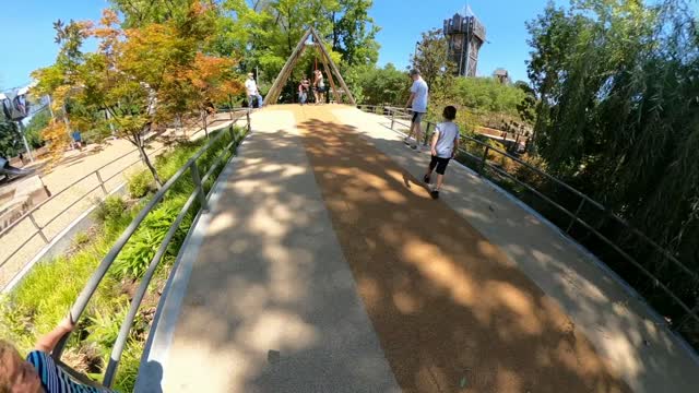 Zipline at the tulsa park!