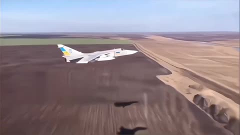 Footage of a Ukrainian SU24 Taking Off