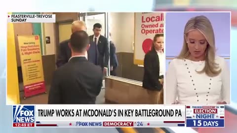 Liberal media has meltdown over Trump's 'first day' working at McDonald's