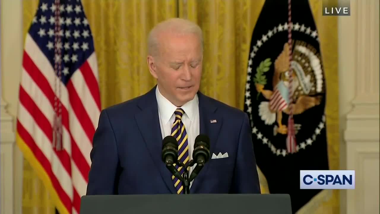 Bumbling Biden SHUTS DOWN, Refers To Russia As "Mother Russia"