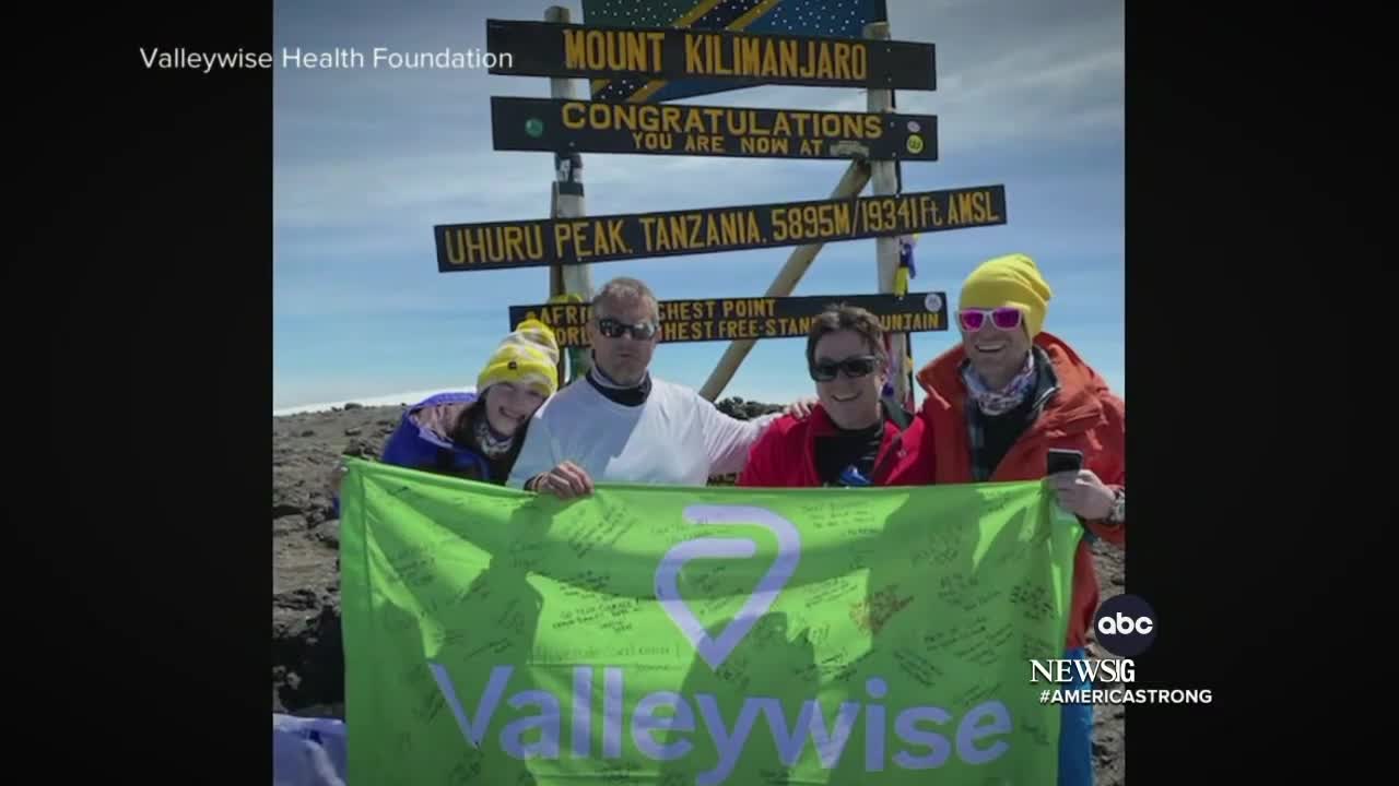 Burn survivors climb Africa's tallest mountain l WNT