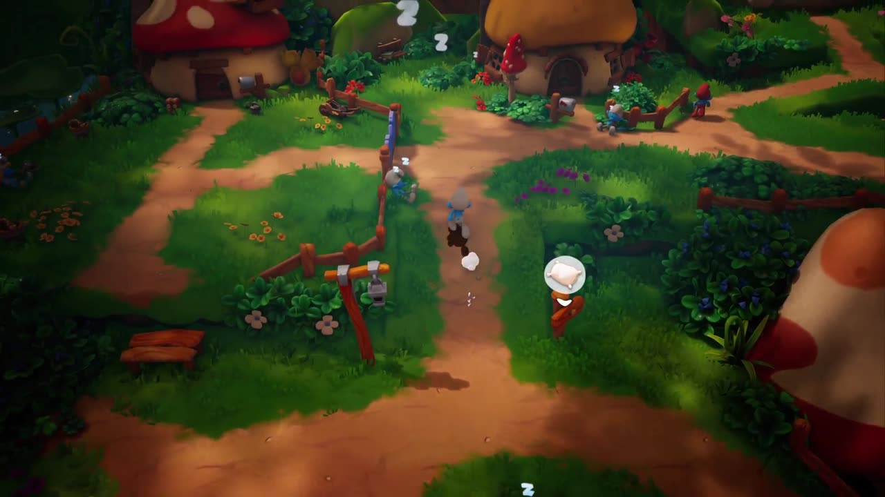 The Smurfs Dreams Explore Village Shorts