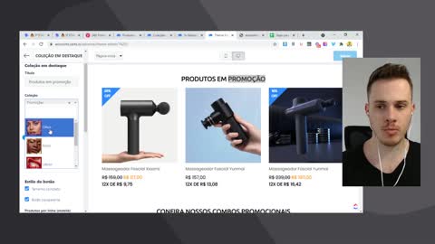 Loja virtual - Como criar coleções