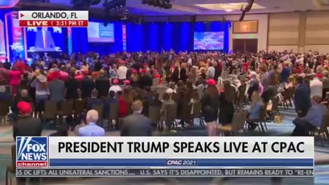 CPAC 2021 Crowd Erupts, Chanting: "You Won!"