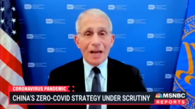 Lockdowns are used to vaccinate people - Fauci