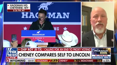 Rep Chip Roy: Voters Didn't Want More Of The Swamp So They Ousted Liz Cheney!!